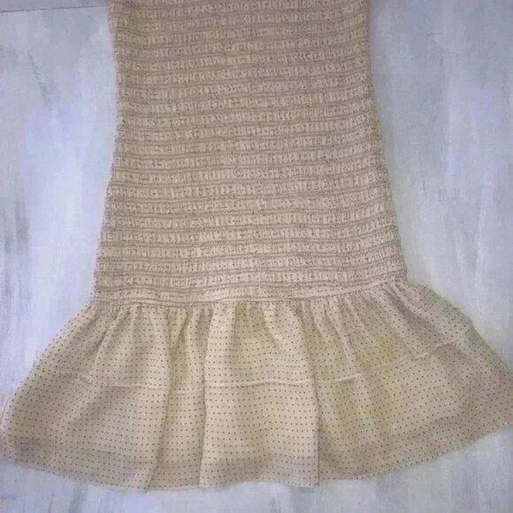 Storia Tan & Black Mini Dress size Small - Picture 12 of 13